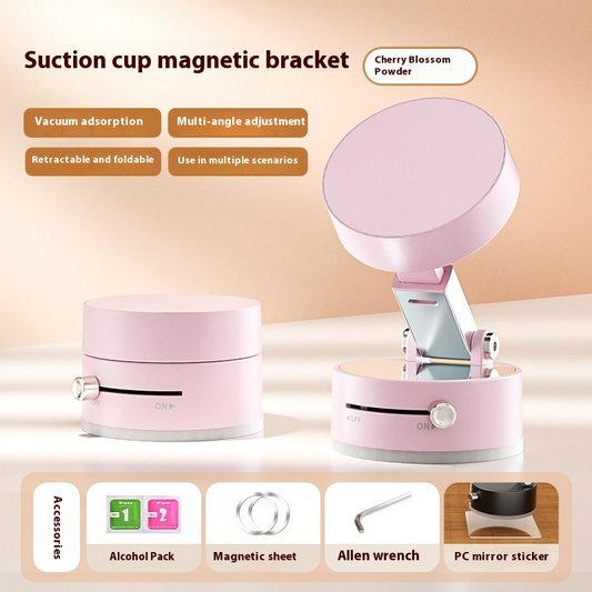 Foldable Magnetic Vacuum Car Phone Holder