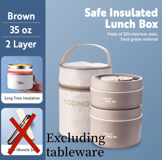 Portable Self-heating Japanese Thermal Insulation Lunch Box