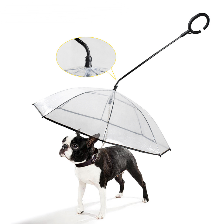 Transparent Pet Umbrella Dog C-shaped Umbrella