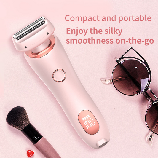 2 In 1 Electric Hair Remover For Women Epilator Bikini Trimmer Face Shavers Hair Razors For Underarms Legs Ladies Body Trimmer
