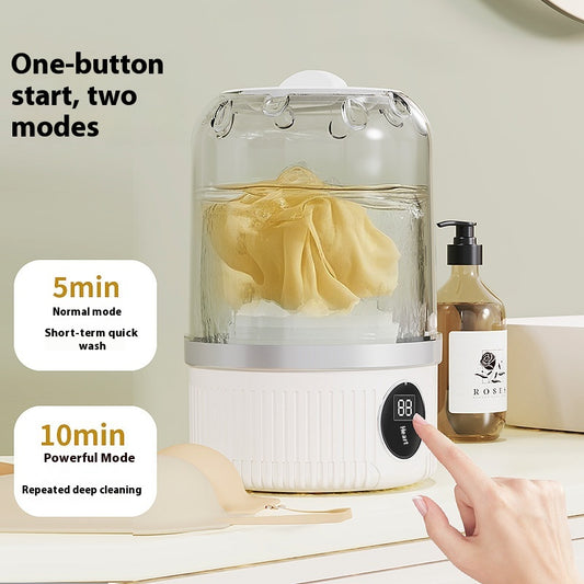Mini Washing Machine USB Rechargeable Travel Washer