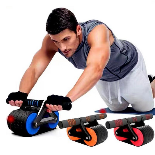 AB Roller Wheel Automatic Rebound Abdominal Training Equipment for Gym Strength Workouts
