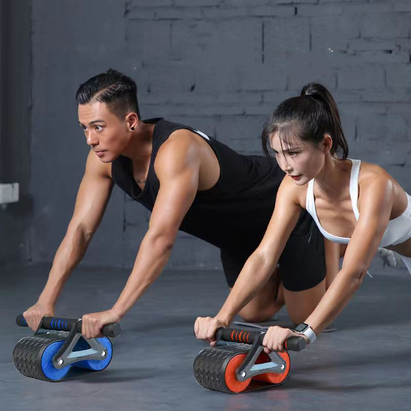 AB Roller Wheel Automatic Rebound Abdominal Training Equipment for Gym Strength Workouts
