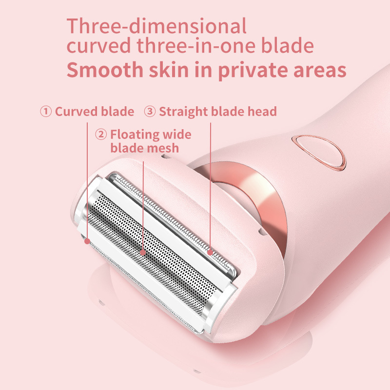 2 In 1 Electric Hair Remover For Women Epilator Bikini Trimmer Face Shavers Hair Razors For Underarms Legs Ladies Body Trimmer