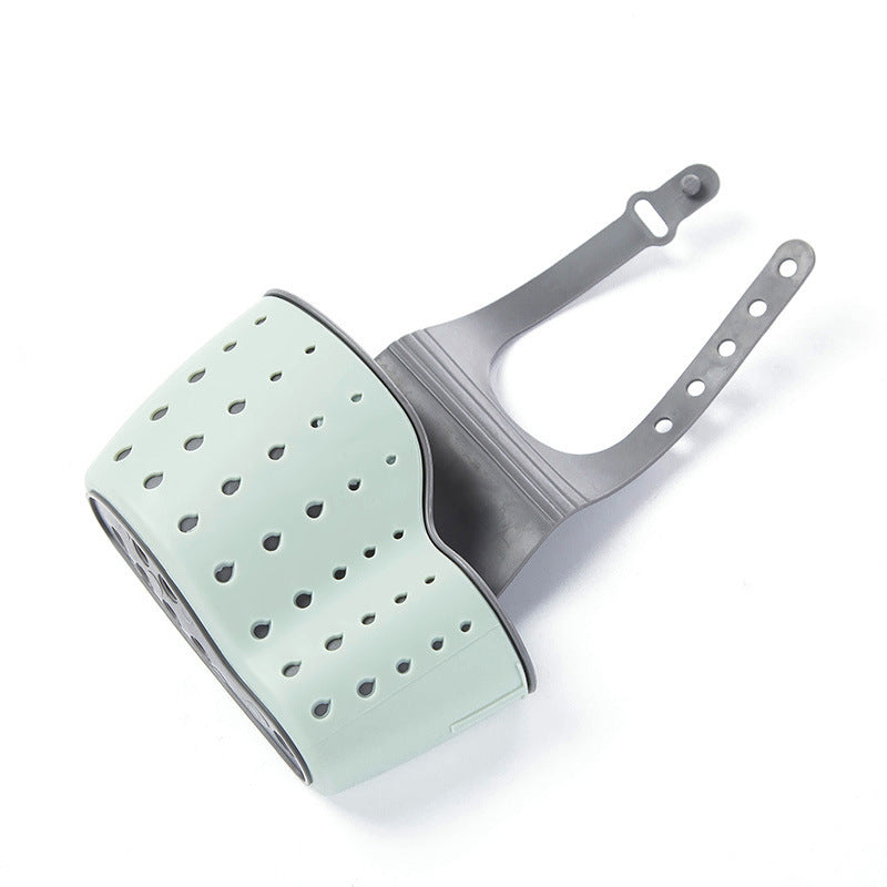 Kitchen supplies sink drain rack sink plastic storage hanging bag kitchenware drain basket faucet rack rack