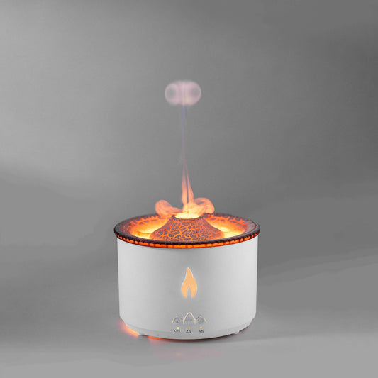 New Two-color Spray Ring Volcano Humidifier
