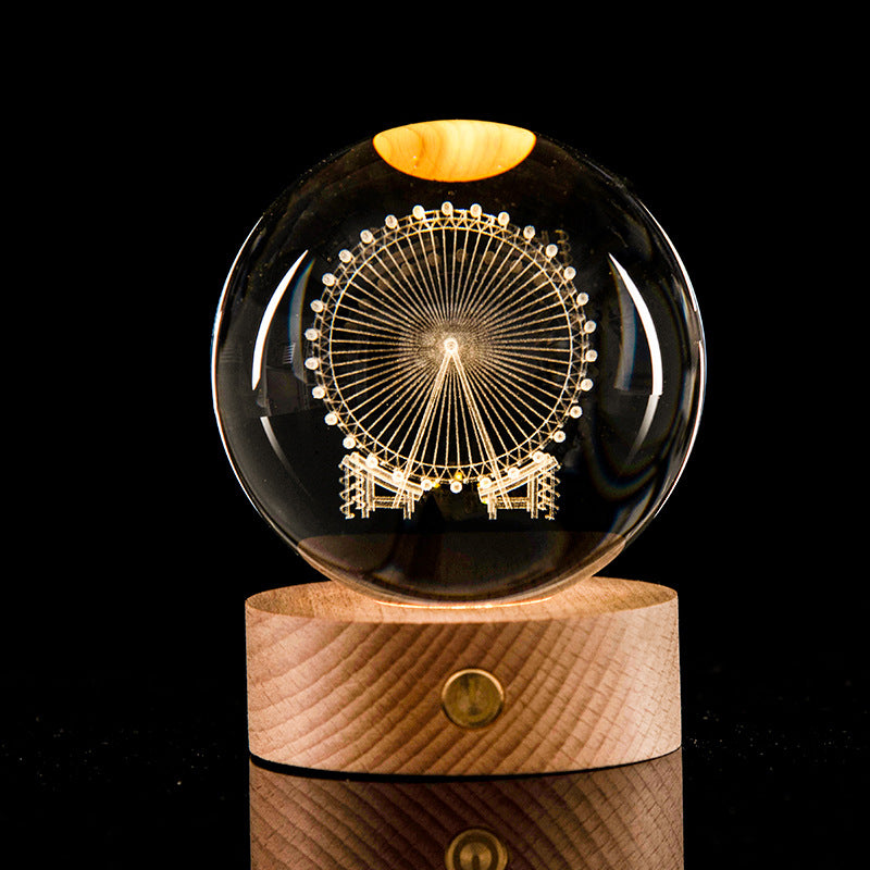 3D Interior Carving Galaxy Decoration