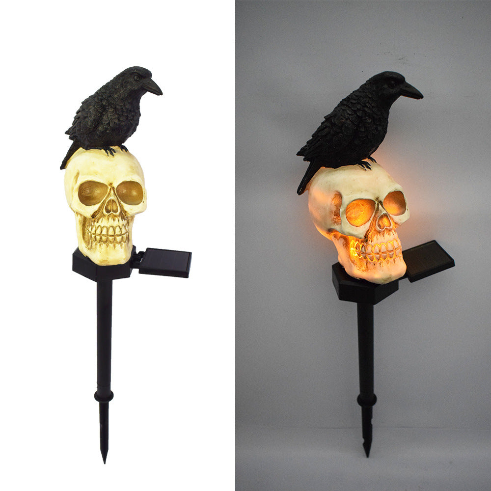 Durable Pumpkin Stake Lights Resin Lanterns