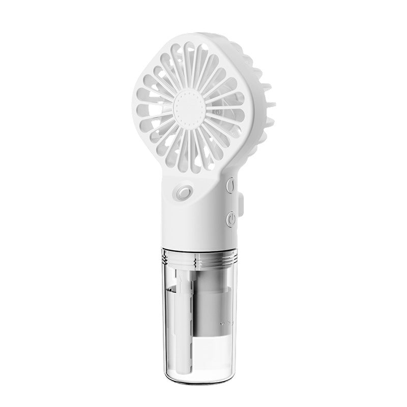 Portable Handheld Fan Mini Water Humidifier Fan Rechargeable Usb Spray Mist Fan Small Powerful Air Cooler for Home Outdoor Trip