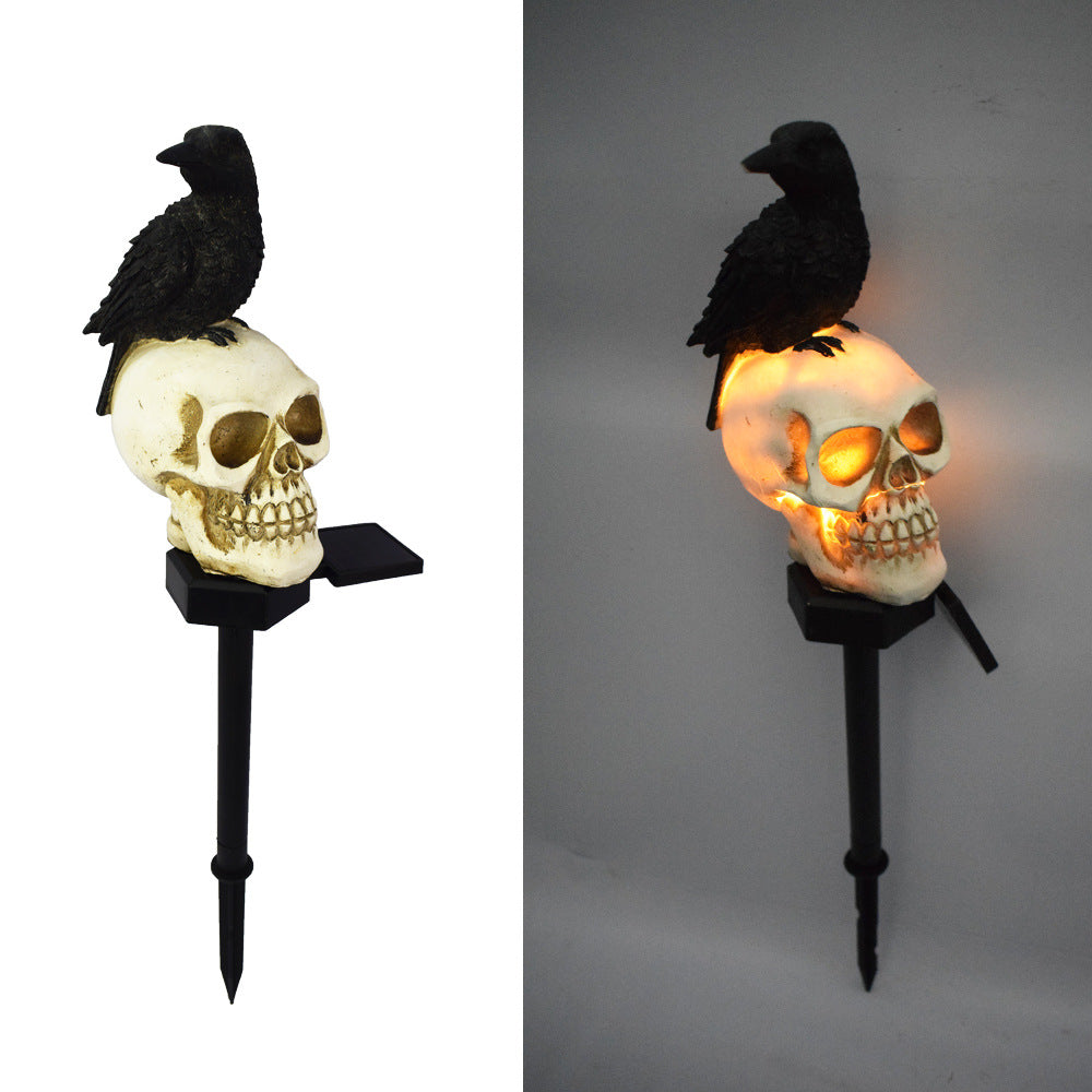 Durable Pumpkin Stake Lights Resin Lanterns