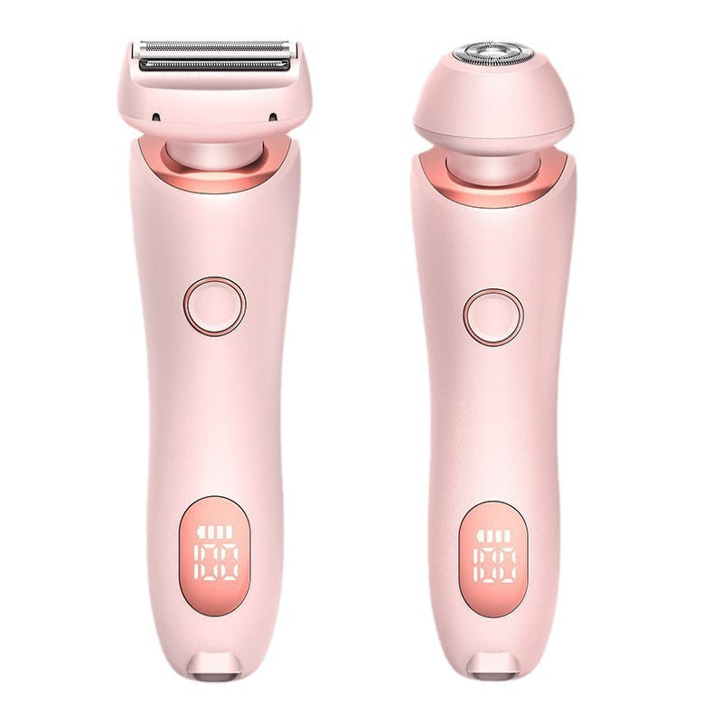 2 In 1 Electric Hair Remover For Women Epilator Bikini Trimmer Face Shavers Hair Razors For Underarms Legs Ladies Body Trimmer