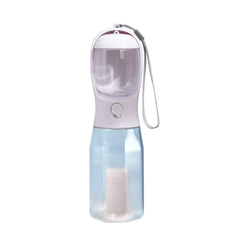 3 In 1 Travel Portable Dog Feeder Pet Water Dispenser Drinking Bottle Food Container with Poop Bag For Puppy Outdoor Walking