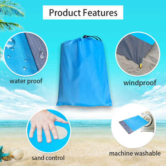 Beach mat waterproof and sand-proof portable outdoor ultra-thin ground cloth camping picnic mat moisture-proof mat