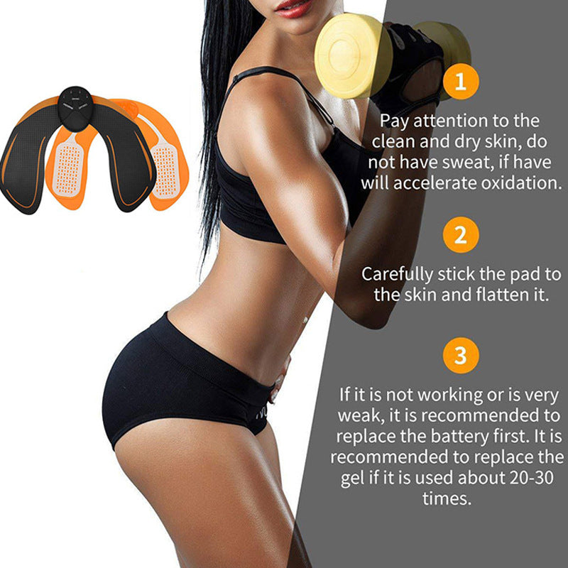 EMS Hip Muscle Training Stimulator Trainer Abs Fitness Massager Buttocks Butt Lifting Trainer Slimming Weight Loss Massager