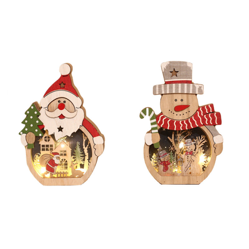 Merry Christmas Gift LED Luminous Santa Claus