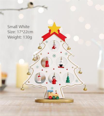Wooden Mini Tabletop Christmas Decorations