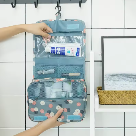 Foldable Travel Toiletry Bag Hanging