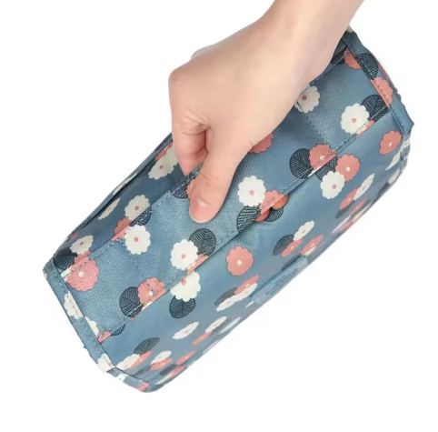 Foldable Travel Toiletry Bag Handheld Portable