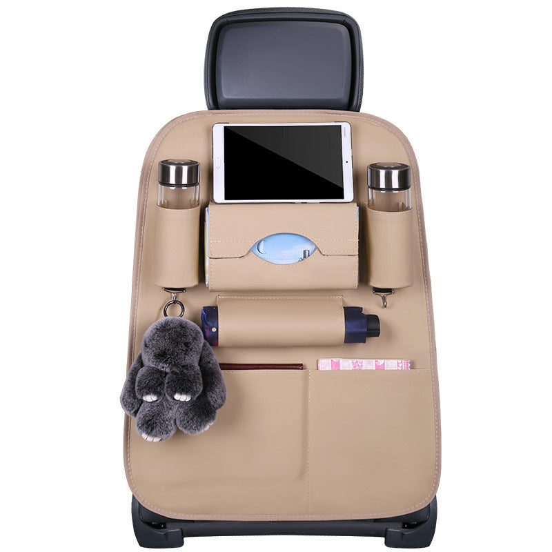 PU Leather Car Storage Bag