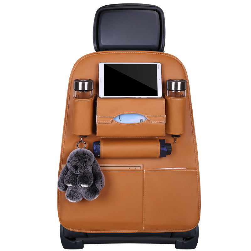 PU Leather Car Storage Bag