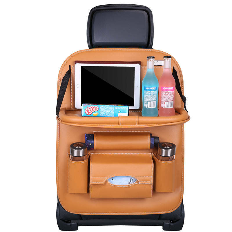 PU Leather Car Storage Bag
