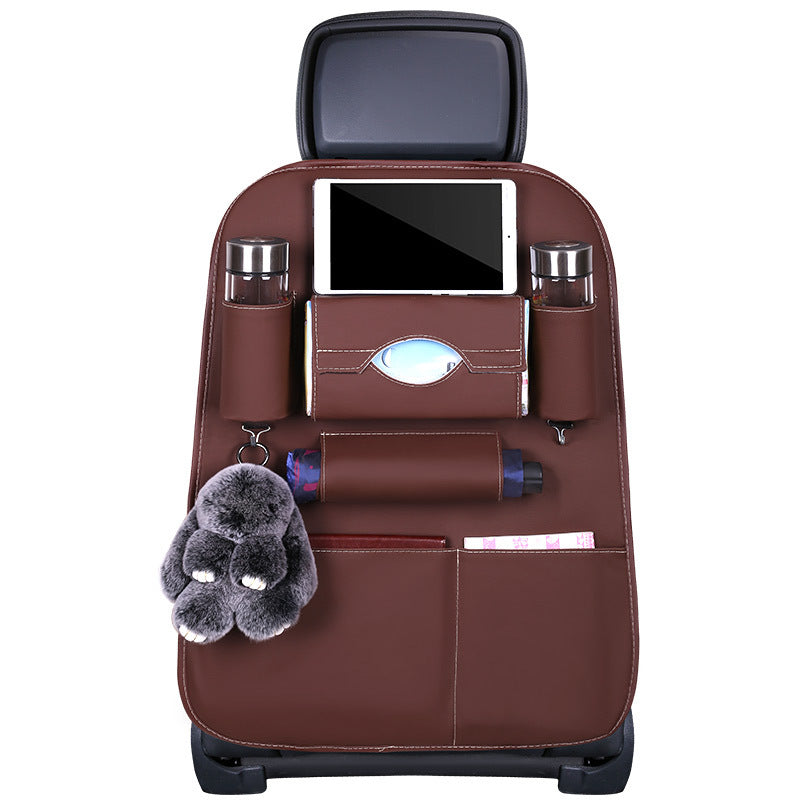 PU Leather Car Storage Bag