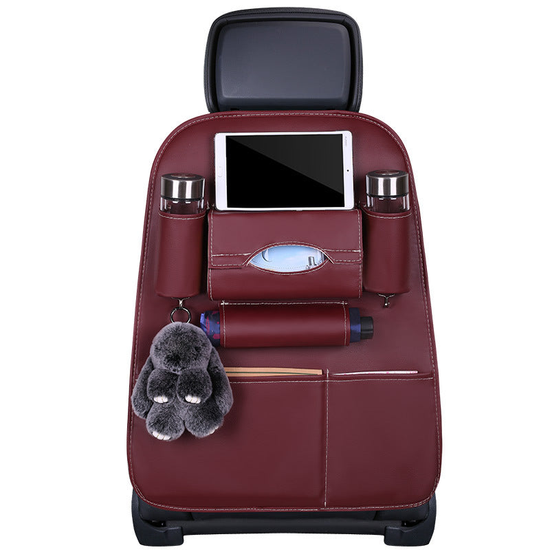 PU Leather Car Storage Bag