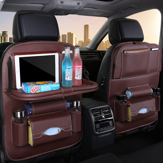 PU Leather Car Storage Bag