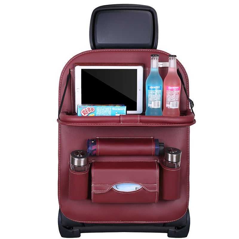 PU Leather Car Storage Bag