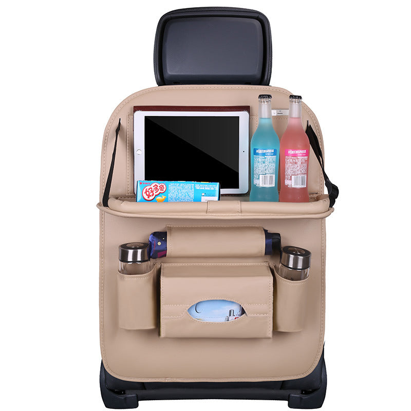PU Leather Car Storage Bag