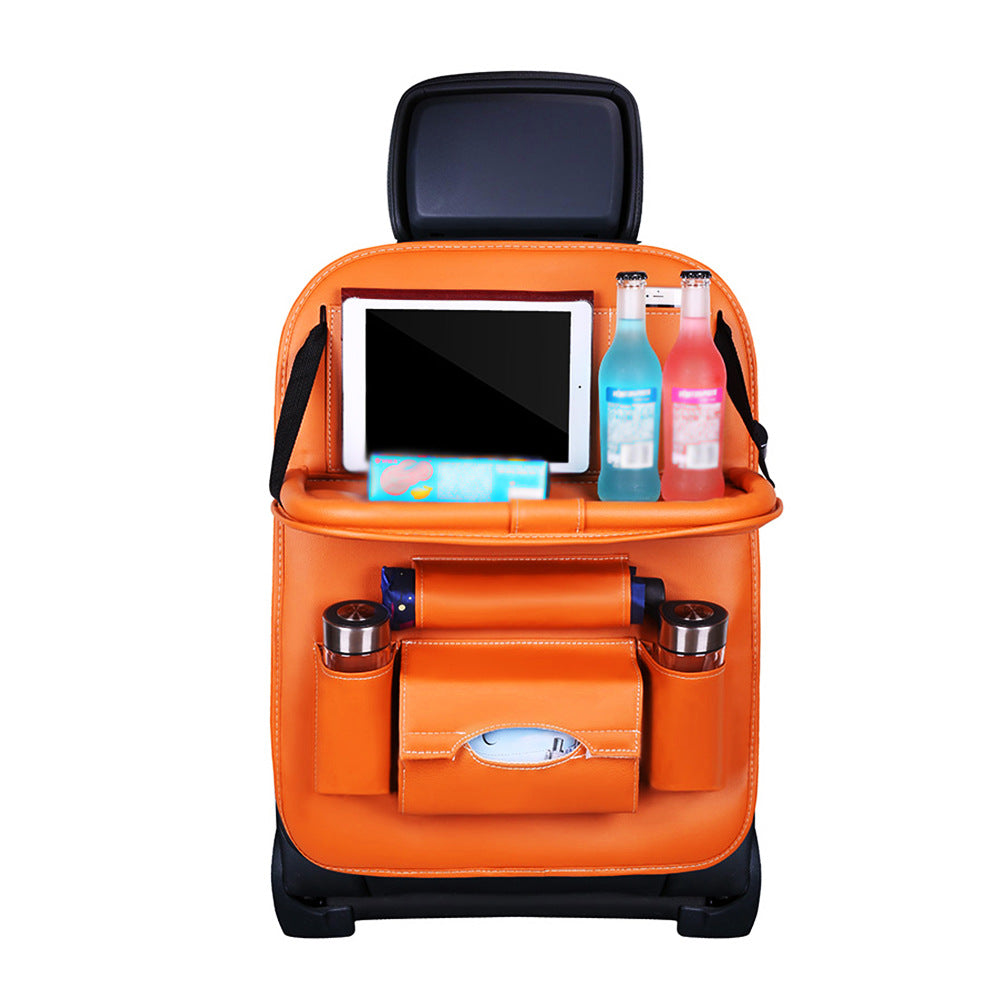 PU Leather Car Storage Bag