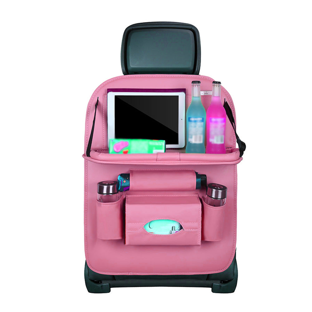 PU Leather Car Storage Bag