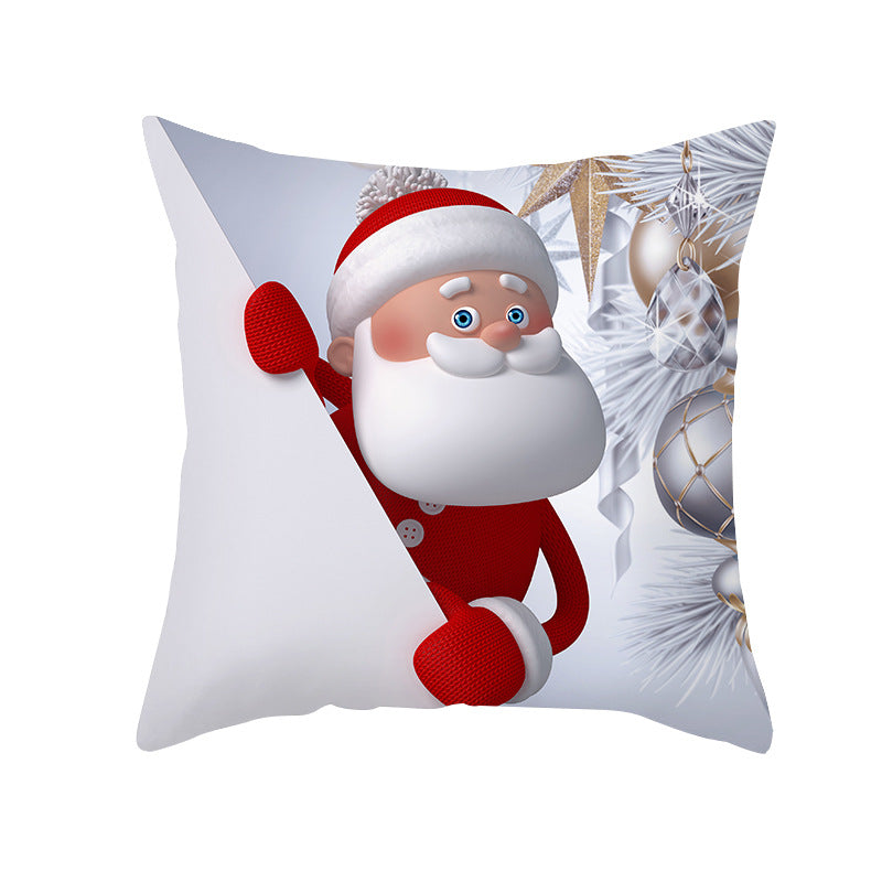 Christmas Snowman Series Peach Soul Pillow Case