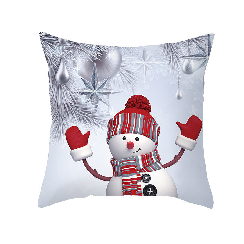 Christmas Snowman Series Peach Soul Pillow Case