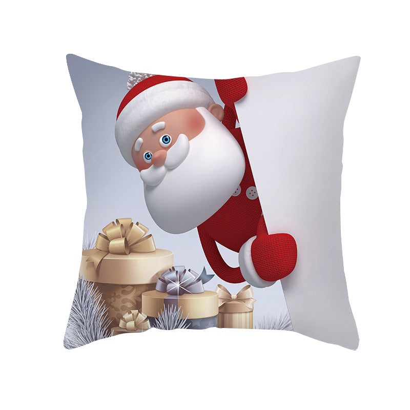 Christmas Snowman Series Peach Soul Pillow Case