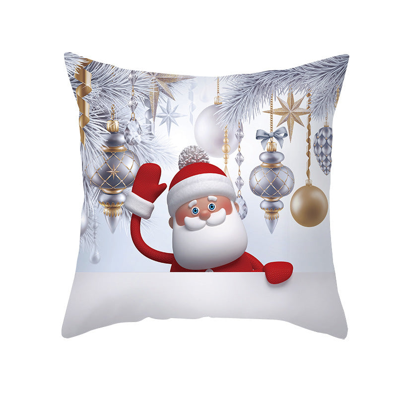Christmas Snowman Series Peach Soul Pillow Case