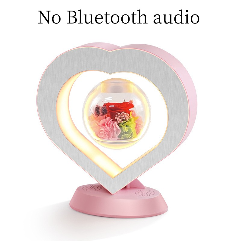 Mather's Day Gift Heart Floating Table LED Night Light Magnetic Levitation Desk Lamp