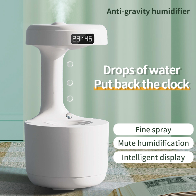 Anti-gravity Air Humidifier Mute Countercurrent Humidifier Levitating Water Drops Cool Mist Maker Fogger Relieve Fatigue