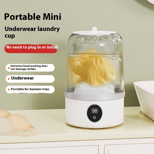 Mini Washing Machine USB Rechargeable Travel Washer