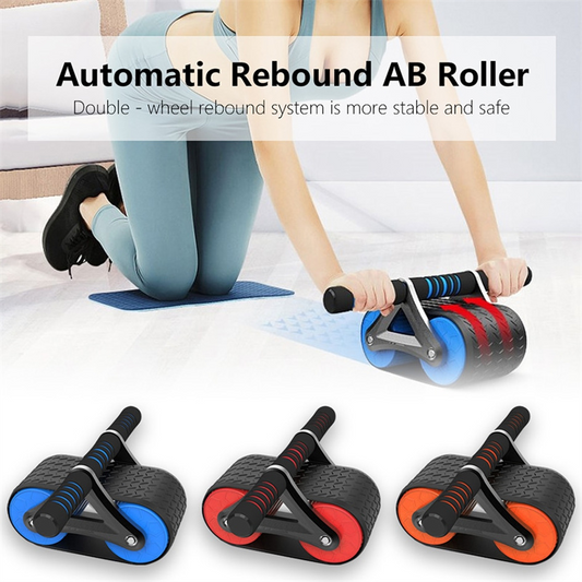 AB Roller Wheel Automatic Rebound Abdominal Training Equipment for Gym Strength Workouts