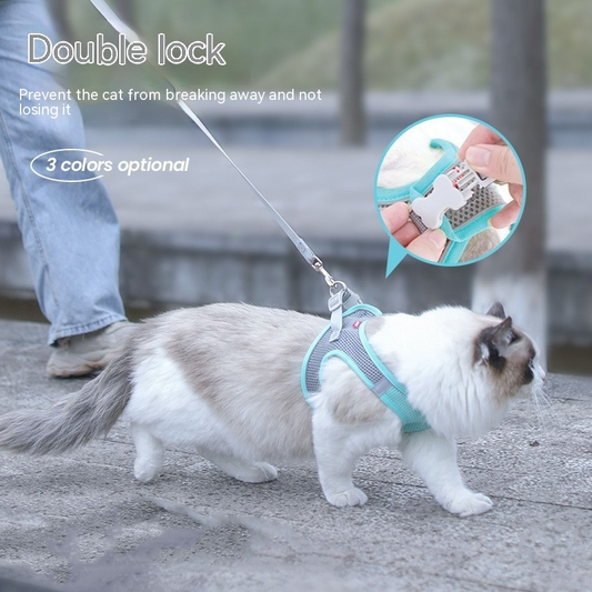 Pet Supplies Cat Pulling Rope Vest Pulling Leash
