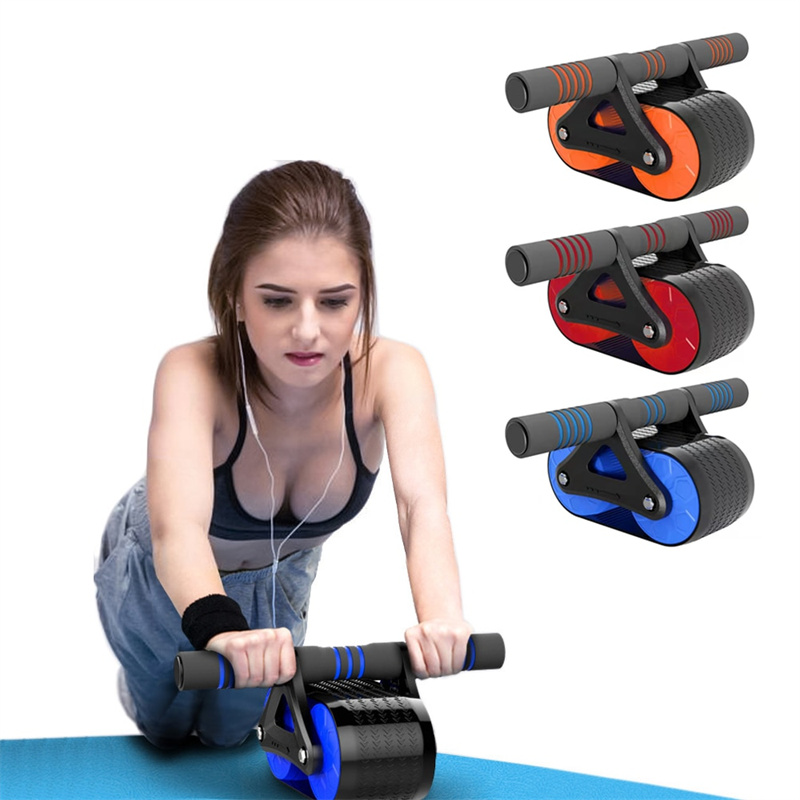 AB Roller Wheel Automatic Rebound Abdominal Training Equipment for Gym Strength Workouts