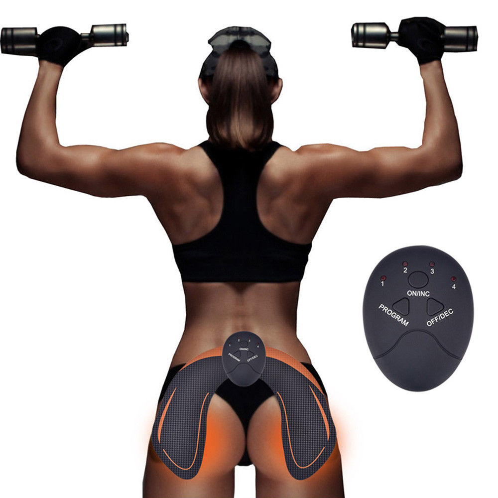 EMS Hip Muscle Training Stimulator Trainer Abs Fitness Massager Buttocks Butt Lifting Trainer Slimming Weight Loss Massager