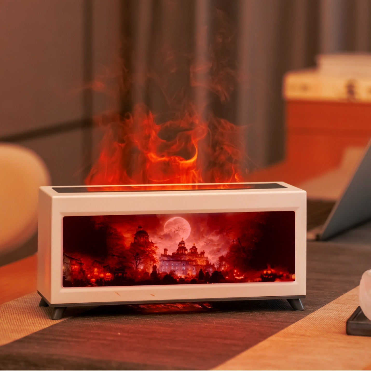 Humidifier 3D Flame Fireplace Machine