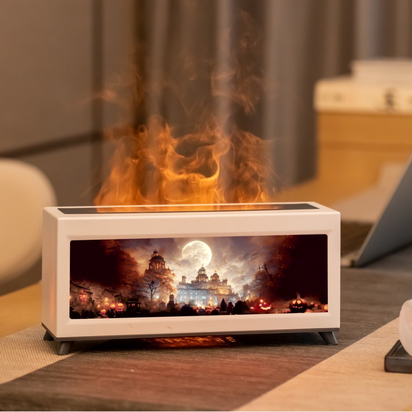 Humidifier 3D Flame Fireplace Machine