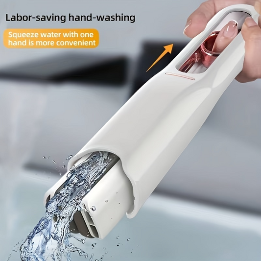 Powerful Squeeze Mini Mop Folding Home Cleaning Mops With Sponge Self-squeezing Floor Washing Mops Desk Window Car Clean Tools
