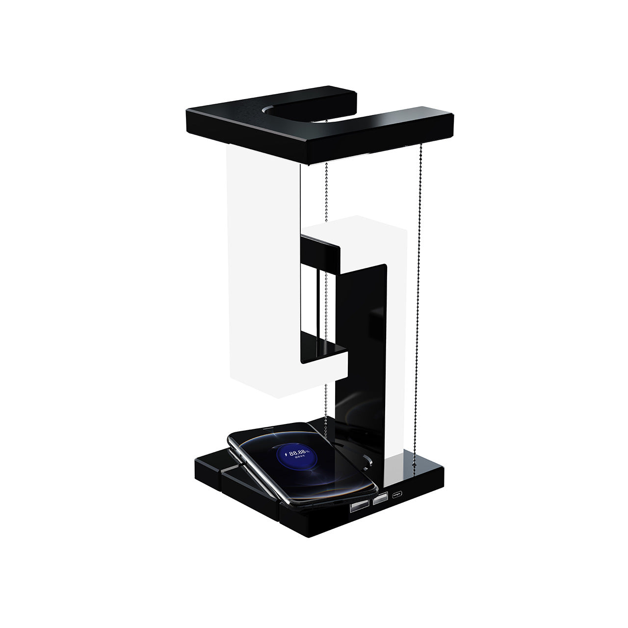 Anti-Gravity Table Light Stepless Dimming Suspended USB Romantic Night Lamps Lighting Ornaments Wireless Charger Home Decor