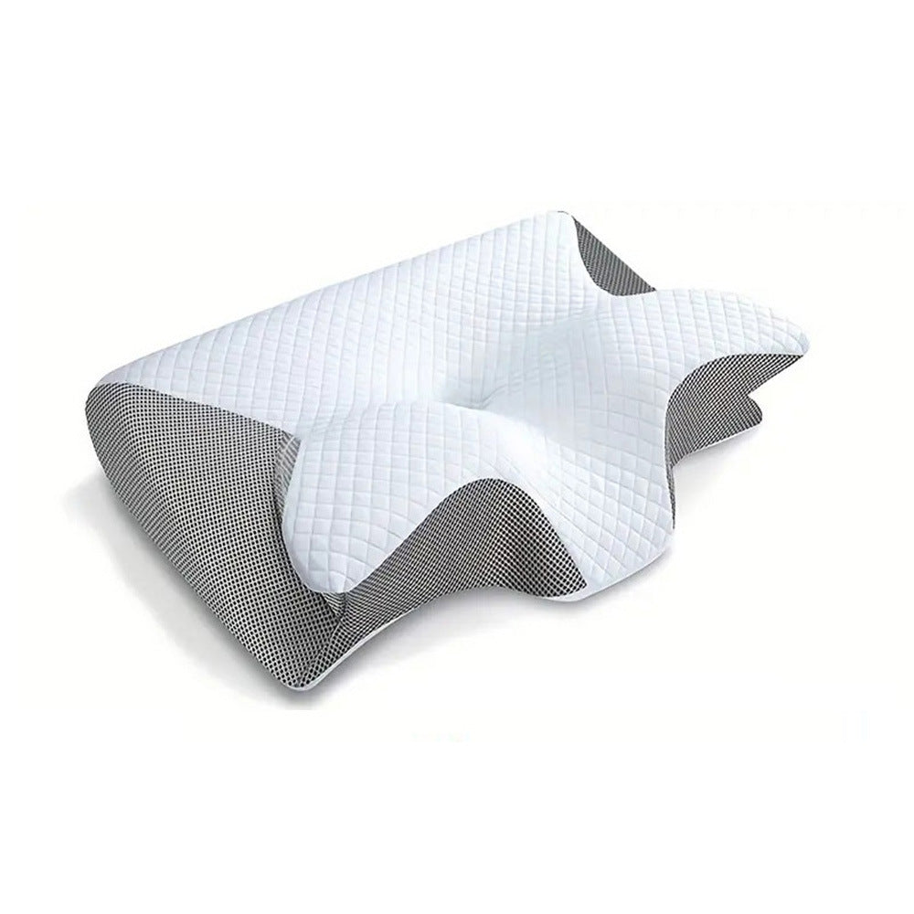 Memory Foam Cervical Pillow, 2 In 1 Ergonomic Contour Orthopedic Pillow For Neck Pain, Contoured Support Pillows, Neck Pillow