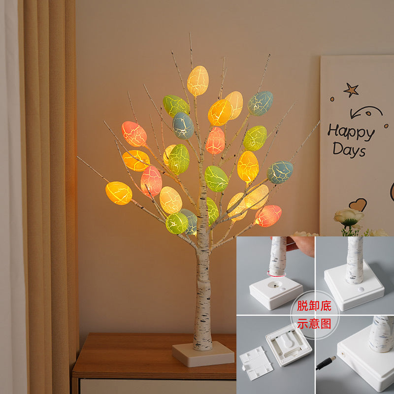 Easter tree lights led Easter egg home decoration lights