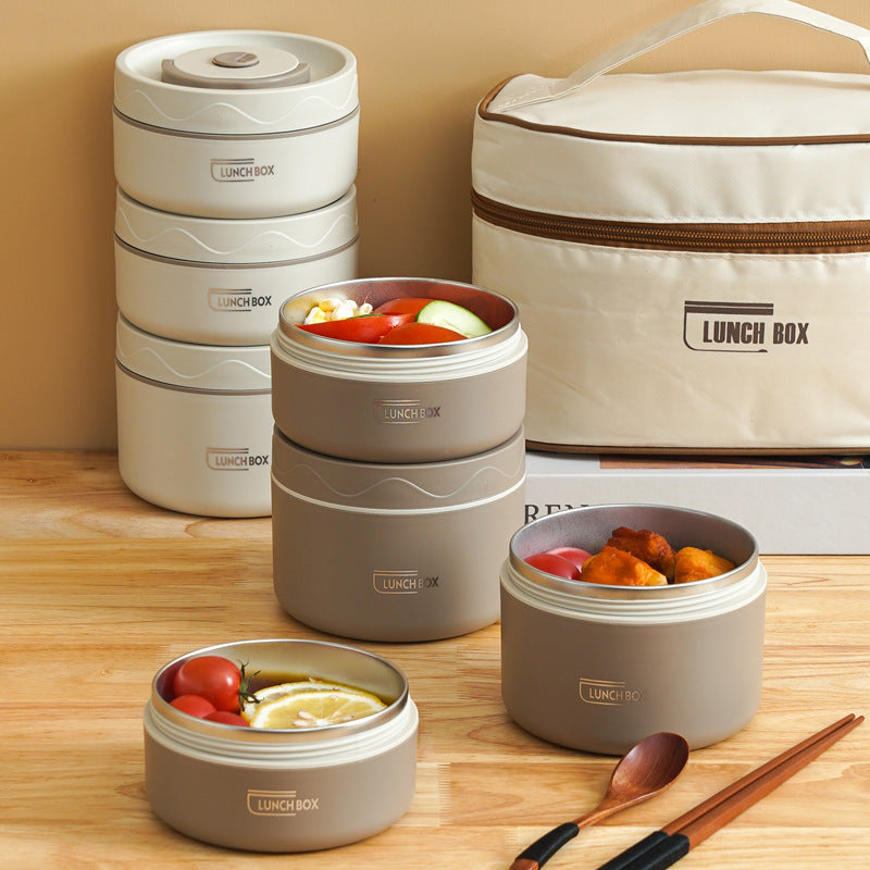 Portable Self-heating Japanese Thermal Insulation Lunch Box